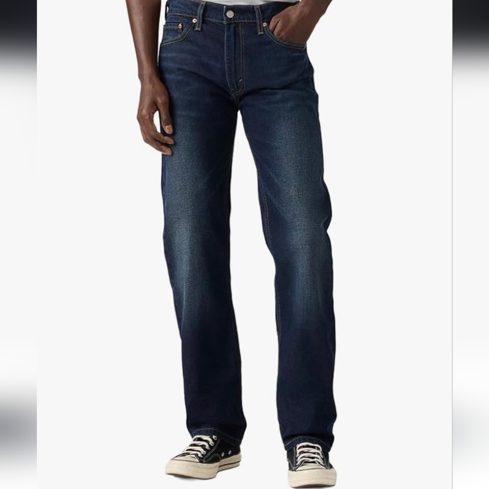 Levi's Nwot Men's Classic Indigo Slim Straight Jeans 38x30